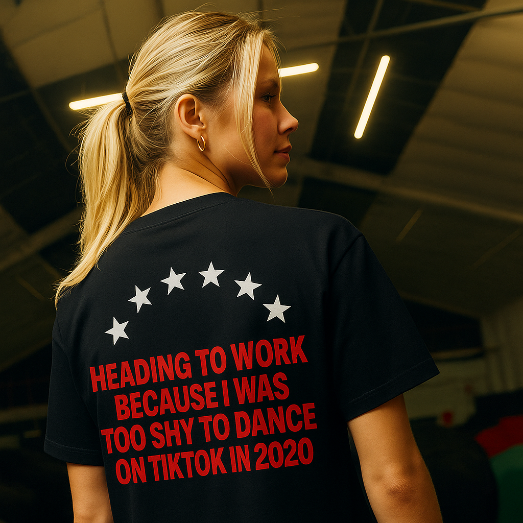 Too Shy To Dance - B/W Unisex Tshirt