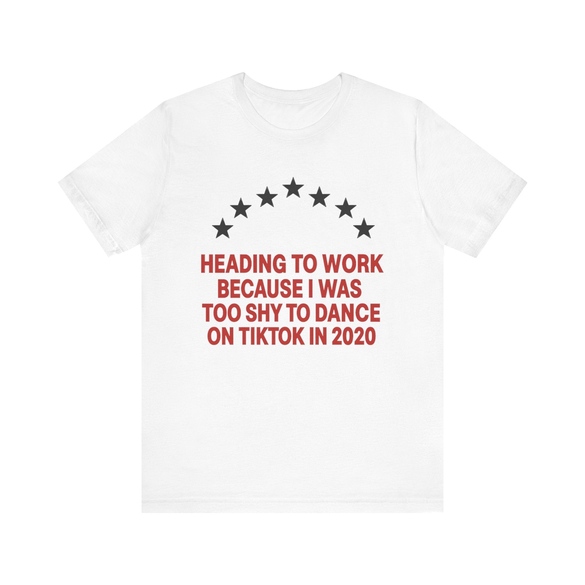 Too Shy To Dance - B/W Unisex Tshirt