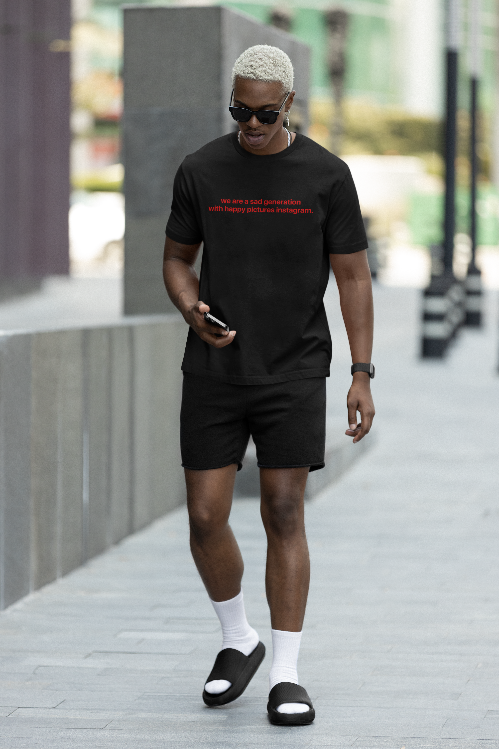 GIU - Sad Generation - B/W Tshirt